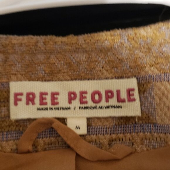 Free People Blouson Juliette Cropped Jacket M NWOT - Picture 6 of 7